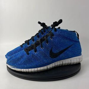 Nike Free Flyknit Chukka Royal Blue 639700-403 Men’s Size 11